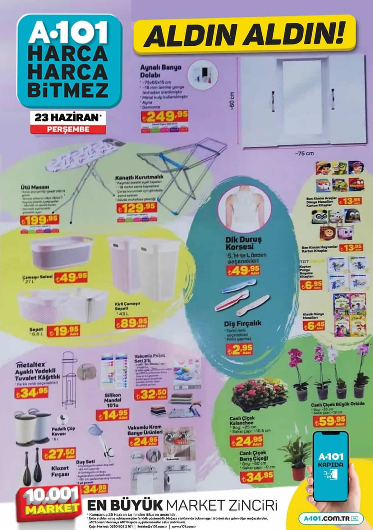 A101 aktüel kataloğu yayınlandı! 23 Haziran A101 kataloğunda hangi ürünler indirimde?